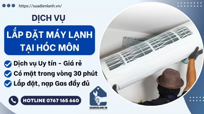 Lắp đặt máy lạnh tại Hóc Môn