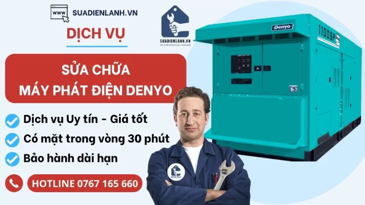 sửa chữa máy phát điện Denyo