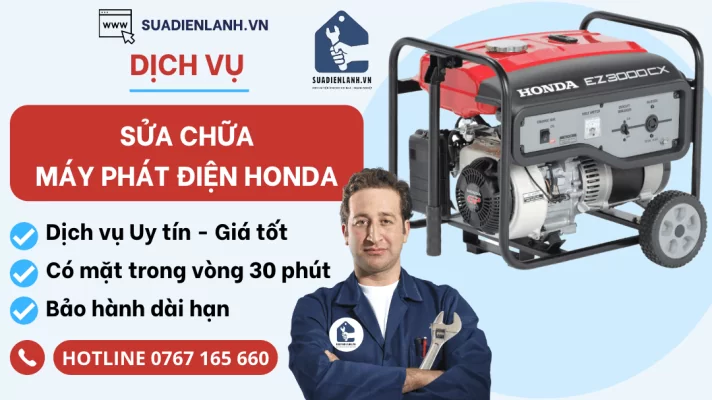 sửa chữa máy phát điện Honda