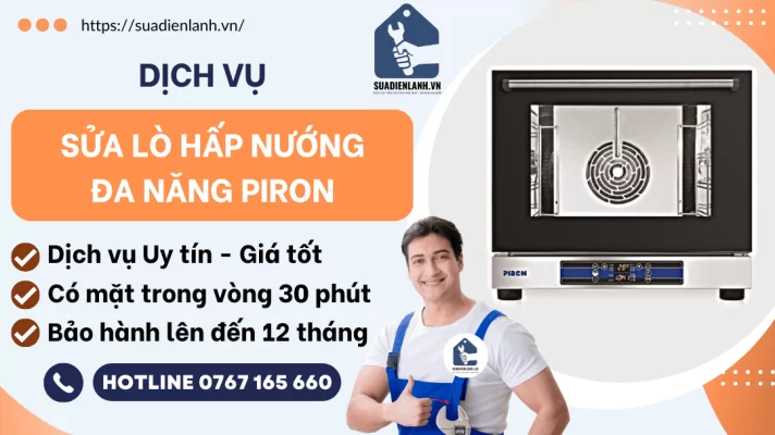 Sửa lò hấp nướng đa năng Piron
