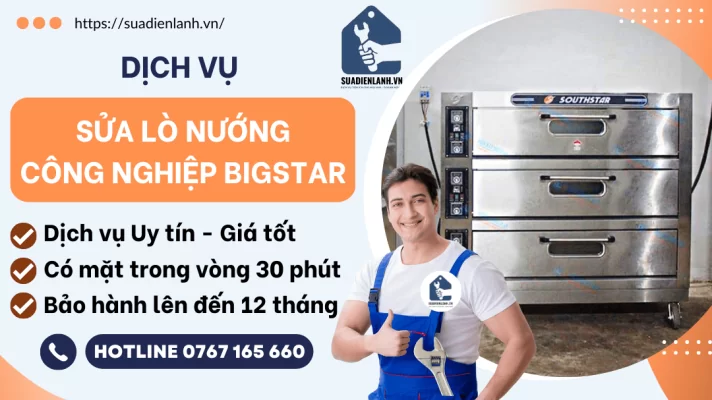 Sửa lò nướng công nghiệp Bigstar
