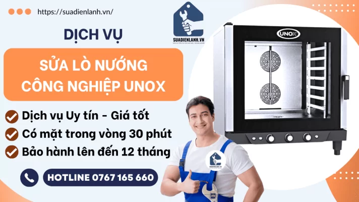 Sửa lò nướng công nghiệp Unox