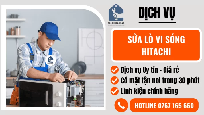 sửa lò vi sóng Hitachi