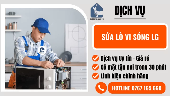 sửa lò vi sóng LG