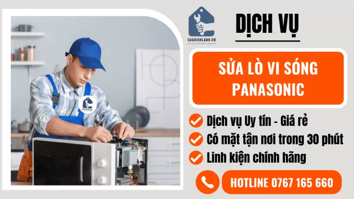 Sửa lò vi sóng panasonic