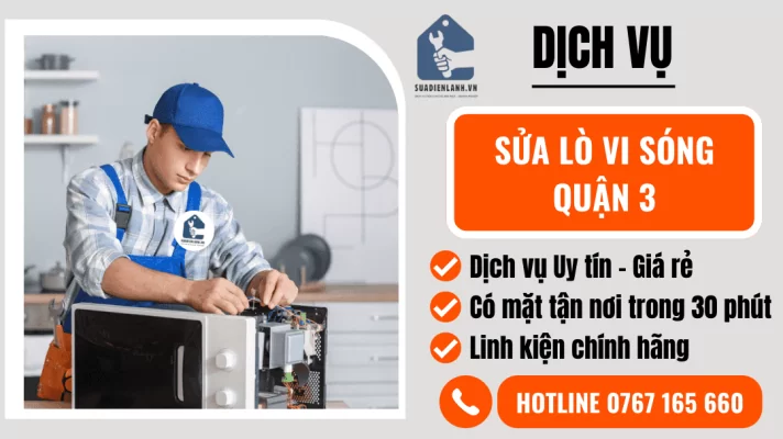 sửa lò vi sóng quận 3