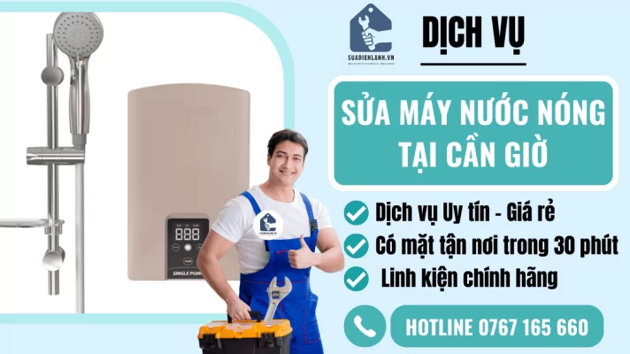 sửa máy nước nóng tại Cần Giờ