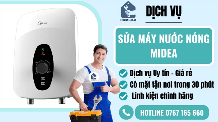 sửa máy nước nóng Midea