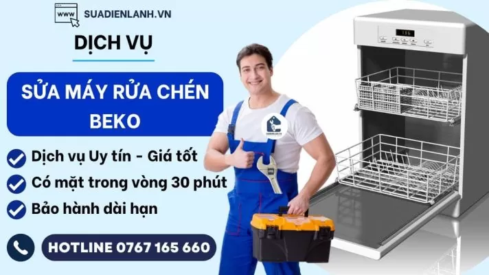 sửa máy rửa chén beko