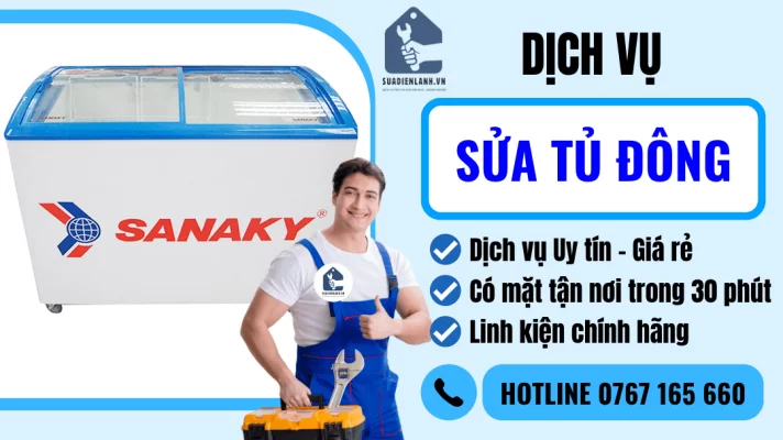sửa tủ đông