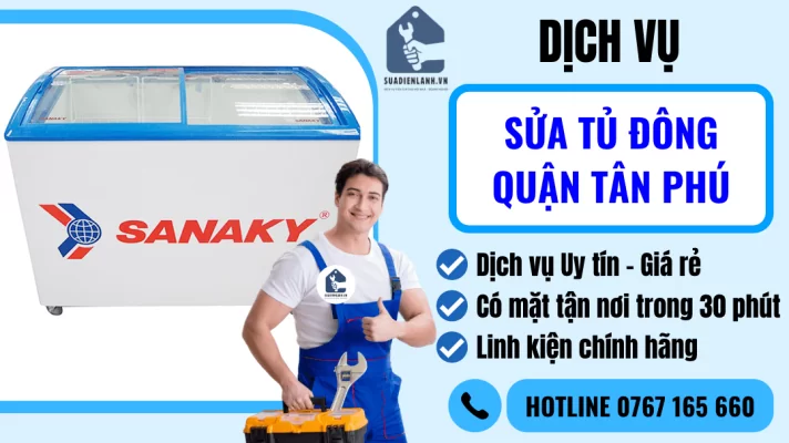 sửa tủ đông quận Tân Phú