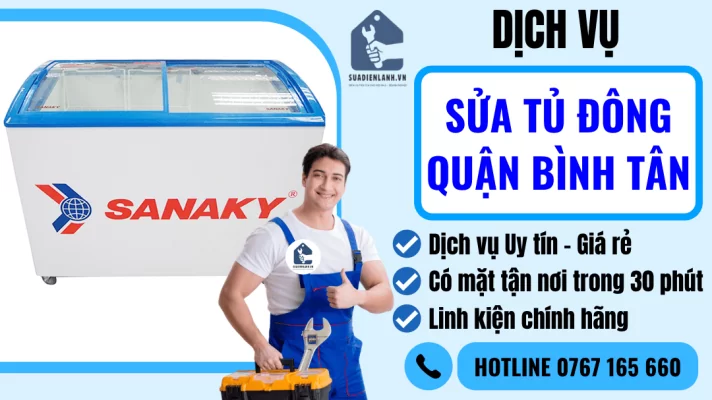 sửa tủ đông quận Bình Tân