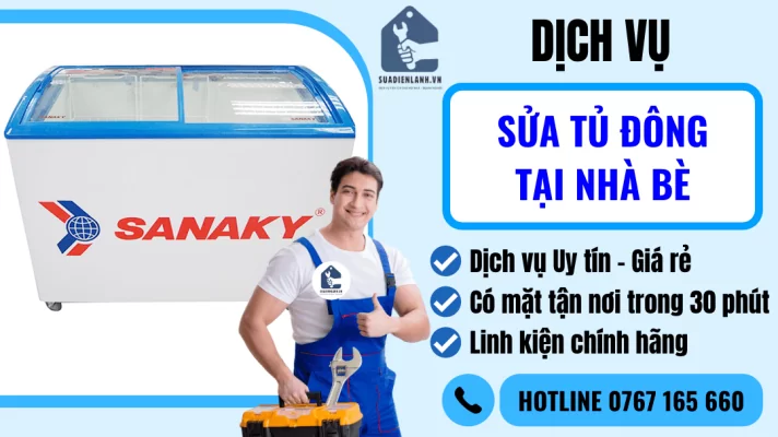 sửa tủ đông tại Nhà Bè