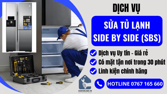 sửa tủ lạnh side by side side