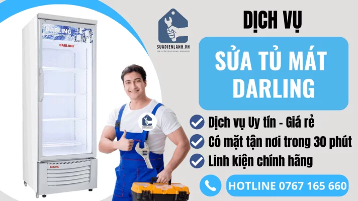 sửa tủ mát darling
