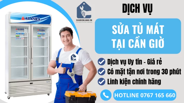 sửa tủ mát tại Cần Giờ