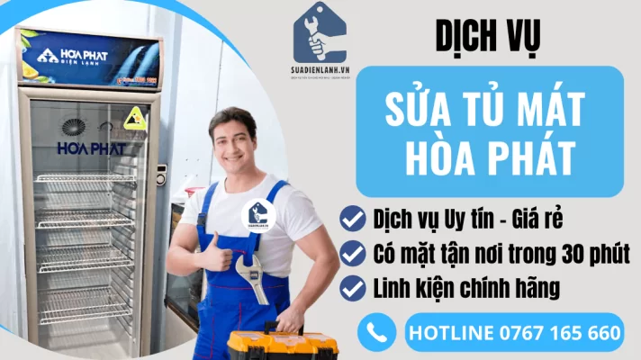 sửa tủ mát hòa phát