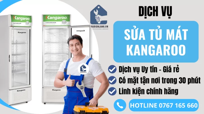 sửa tủ mát kangaroo
