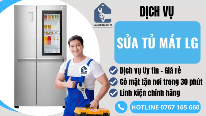 sửa tủ mát lg
