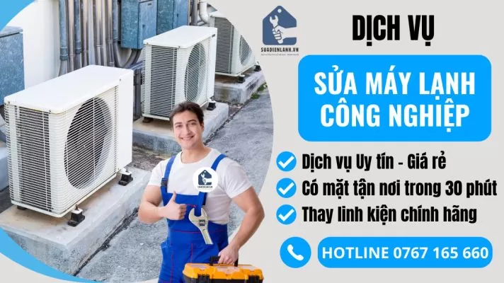 Sửa máy lạnh công nghiệp -suadienlanh