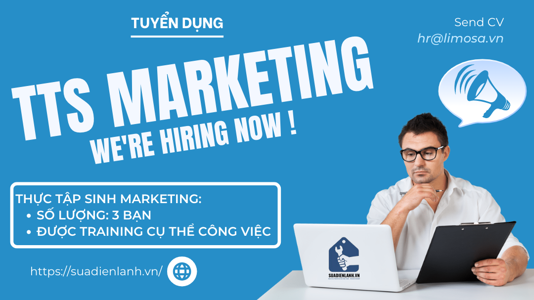 Công ty suadienlanh.vn Tuyển dụng Thực tập sinh Marketing
