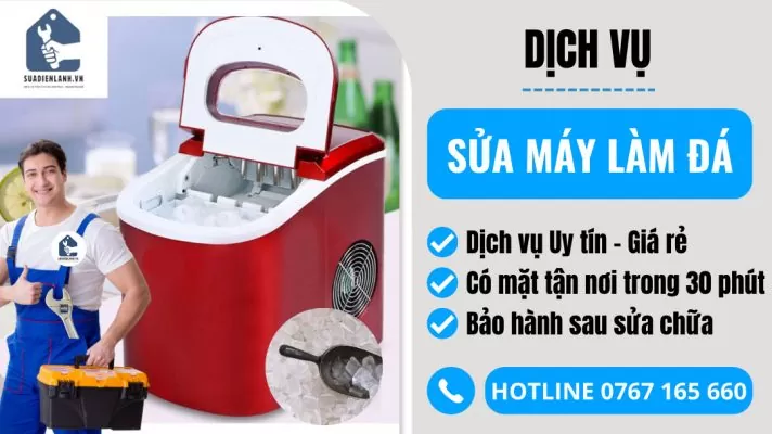 Sửa máy làm đá tại nhà suadienlanh.vn