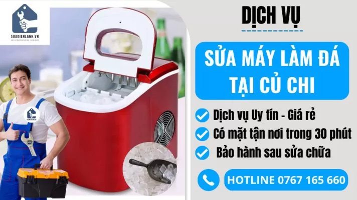 Sửa máy làm đá tại Củ Chi suadienlanh.vn