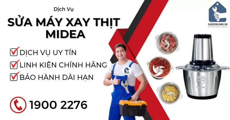 Sưả Máy Xay Thịt Midea Suadienlanh