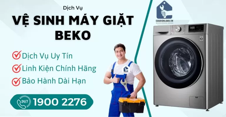 Vệ Sinh Máy Giặt Beko Suadienlanh
