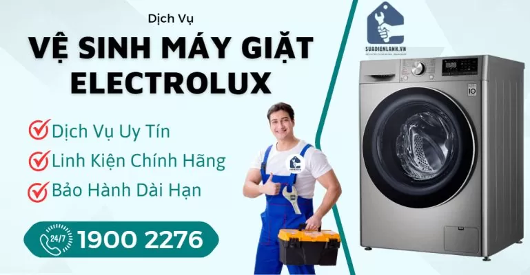 Vệ Sinh Máy Giặt Electrolux Suadienlanh