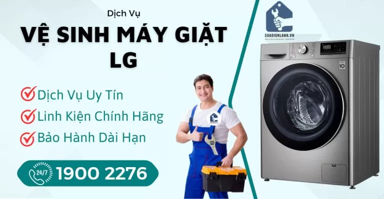 Vệ Sinh Máy Giặt LG Suadienlanh