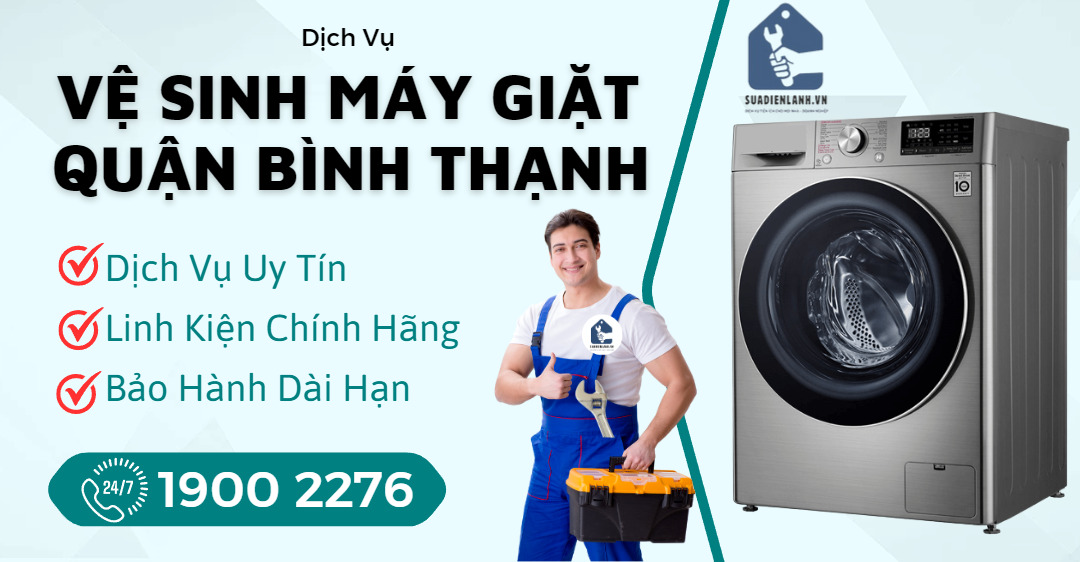 Vệ Sinh Máy Giặt Quận Bình Thạnh Suadienlanh