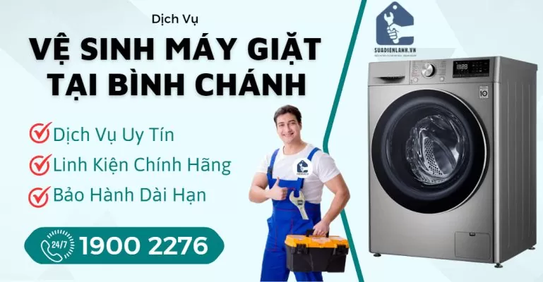 Vệ Sinh Máy Giặt Tại Bình Chánh Suadienlanh