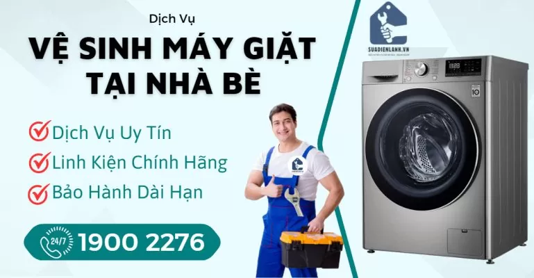 Vệ Sinh Máy Giặt Tại Nhà Bè Suadienlanh