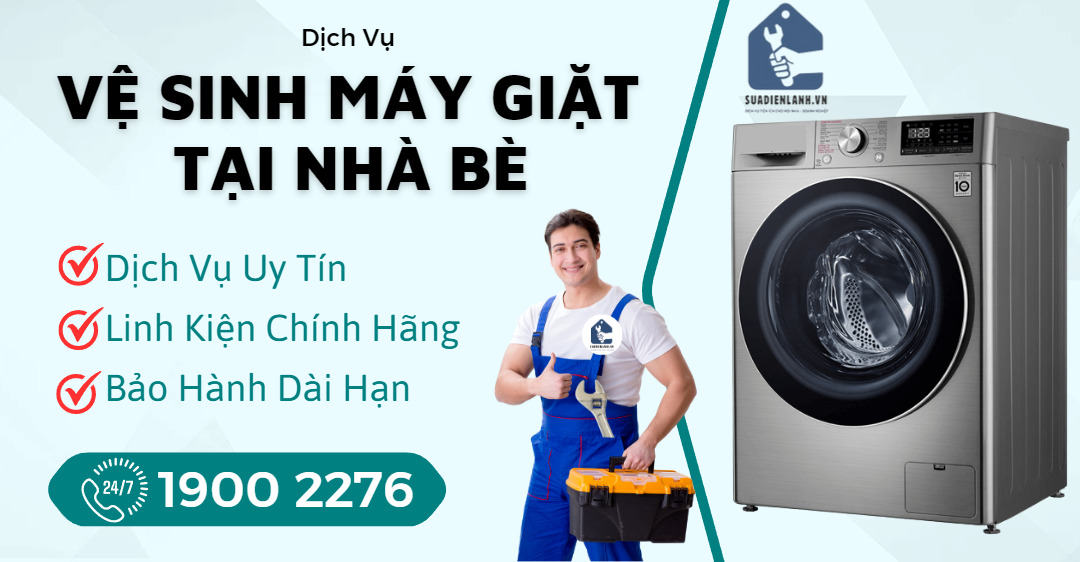 Vệ Sinh Máy Giặt Tại Nhà Bè Suadienlanh