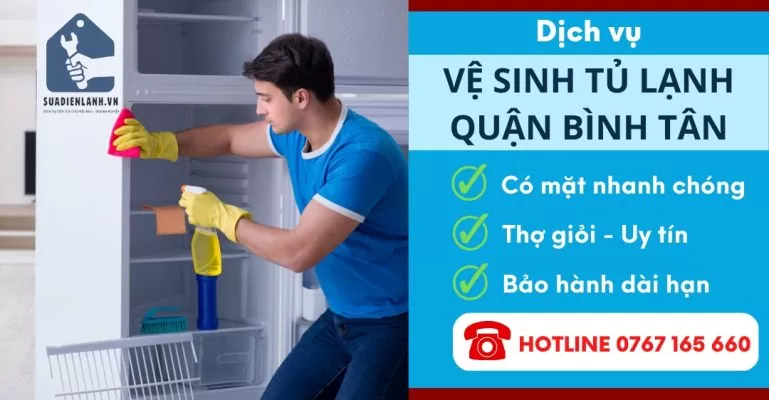 Vệ Sinh Tủ Lạnh Quận Bình Tân Suadienlanh