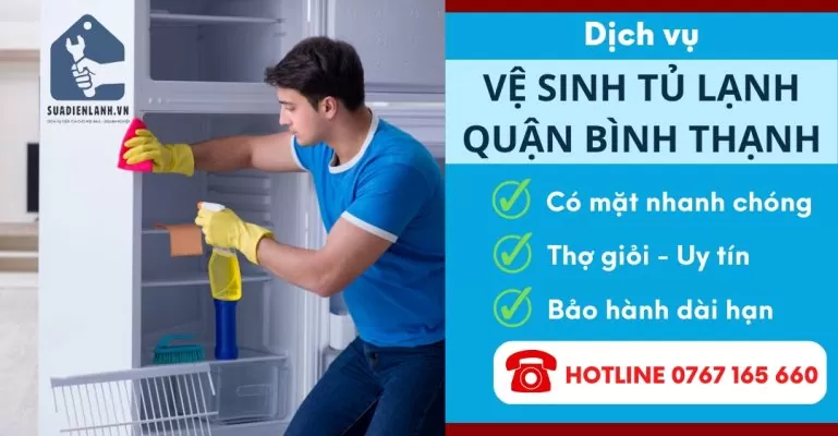 Vệ Sinh Tủ Lạnh Quận Bình Thạnh Suadienlanh