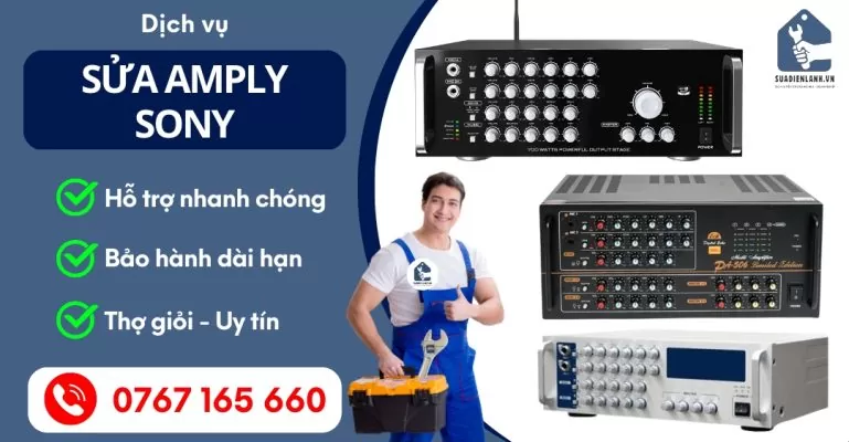 Sửa Amply Sony Suadienlanh