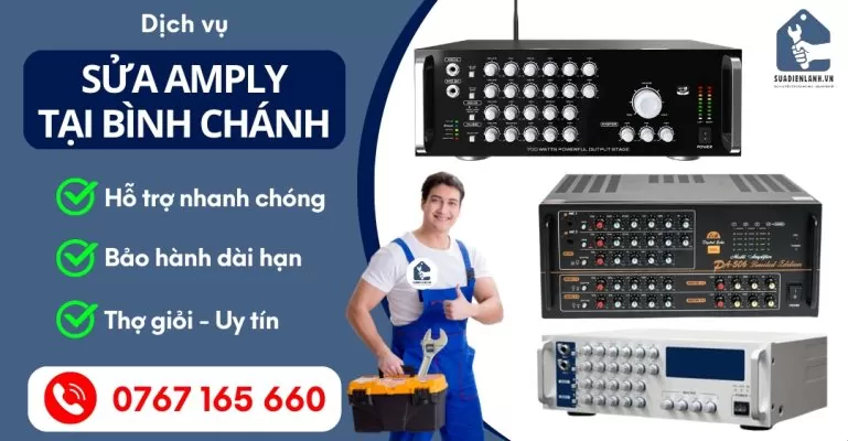 Sửa Amply Tại Bình Chánh Suadienlanh