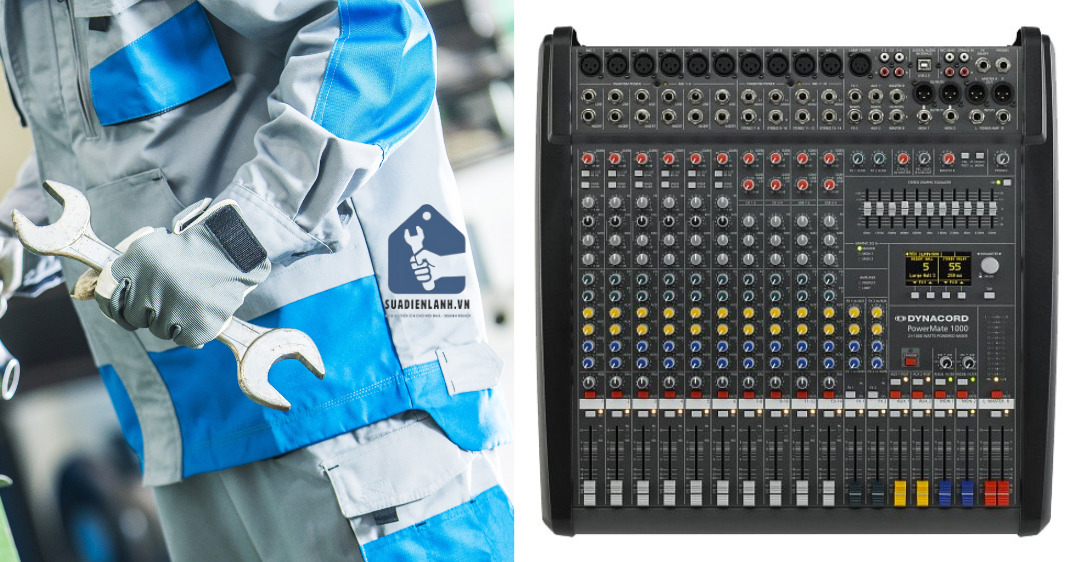 Sửa bàn mixer tại nhà của trung tâm suadienlanh.vn