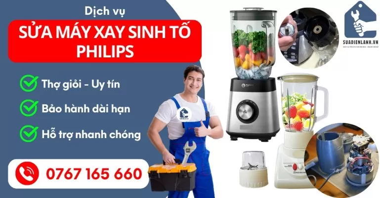 Sửa Máy Xay Sinh Tố Philips Suadienlanh