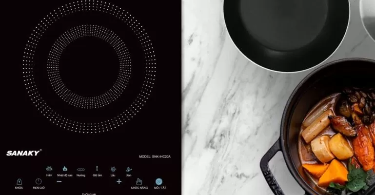 cách sử dụng bếp hồng ngoại sanaky