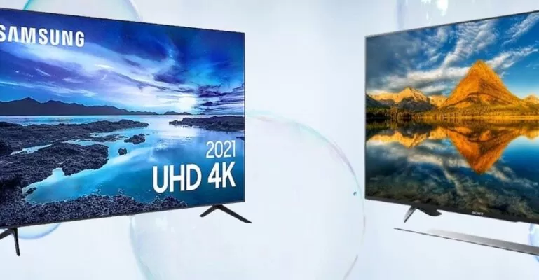 So sánh tivi Sony và Samsung về thiết kế