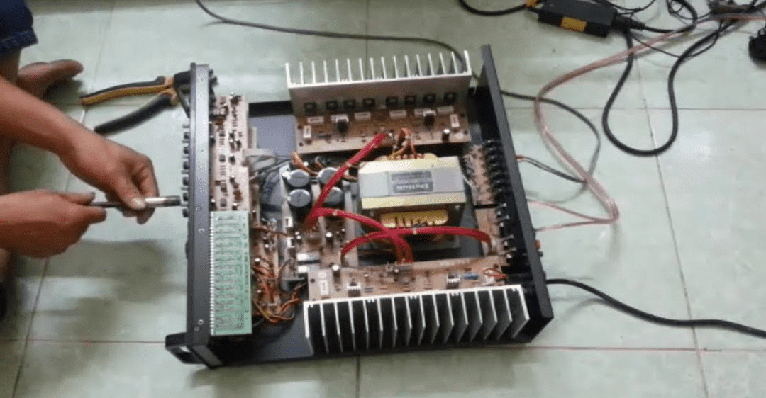 amply bị mất tiếng