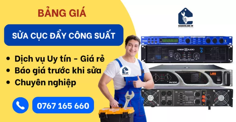 Bảng giá sửa cục đẩy công suất suadienlanh.vn