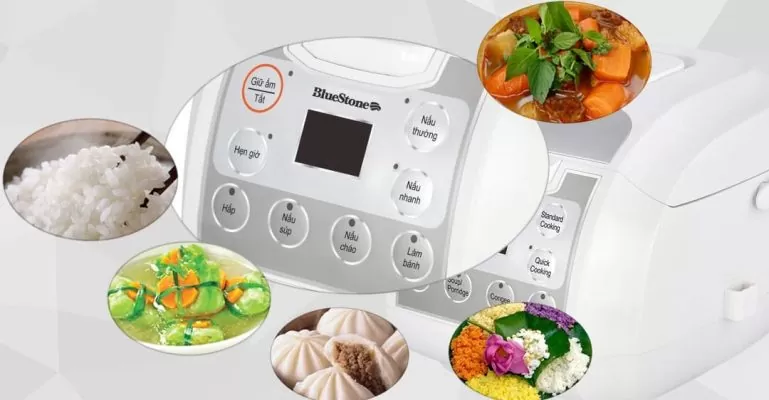 Cấu tạo của nồi cơm điện tử Bluestone
