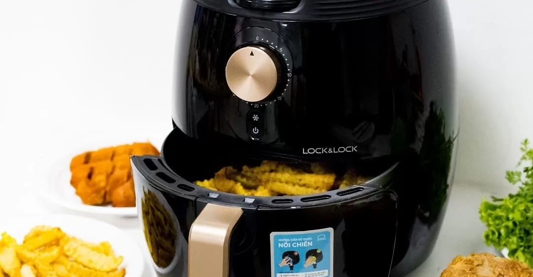 đèn nồi chiên không dầu không sáng