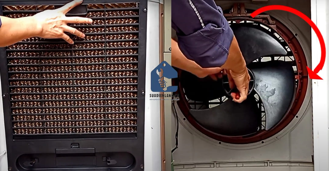 Kiểm tra quạt hơi nước bị cháy