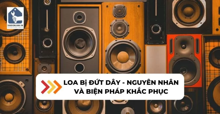 Loa bị đứt dây suadienlanh.vn
