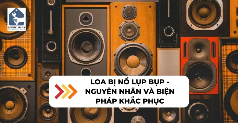 Loa bị nổ lụp bụp Suadienlanh.vn
